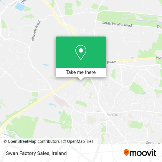 Swan Factory Sales map