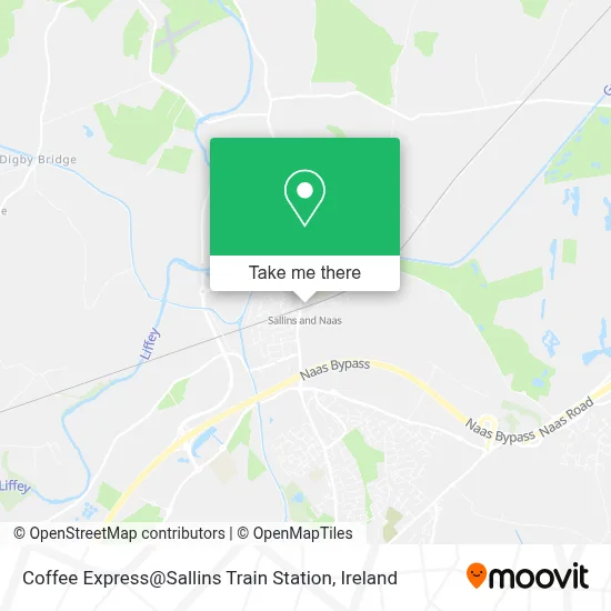 Coffee Express@Sallins Train Station map