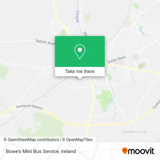 Bowe's Mini Bus Service map