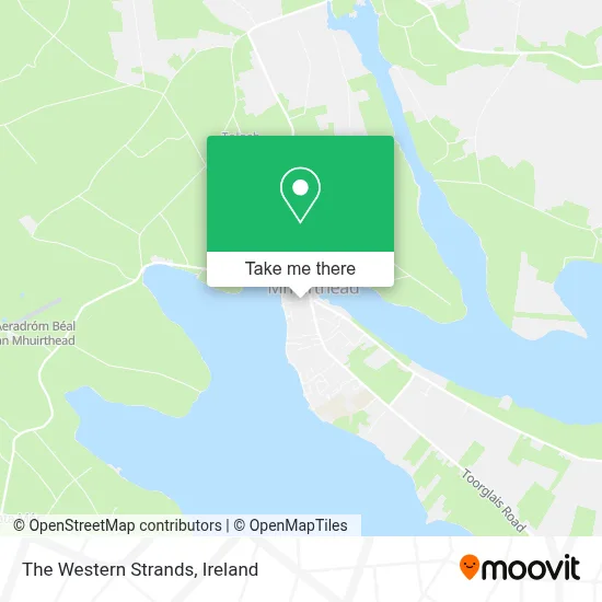 The Western Strands map