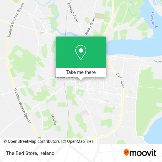 The Bed Store map