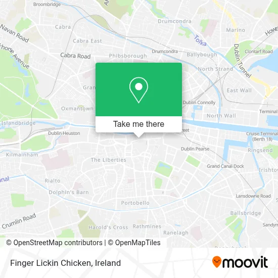Finger Lickin Chicken map