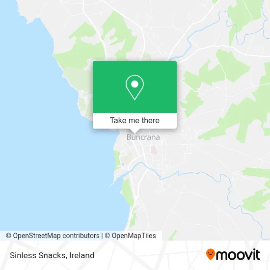 Sinless Snacks map