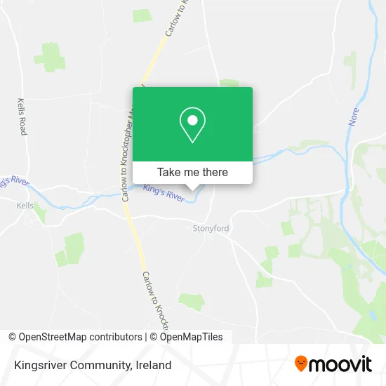 Kingsriver Community map