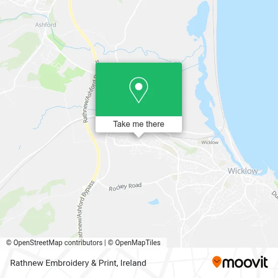 Rathnew Embroidery & Print map