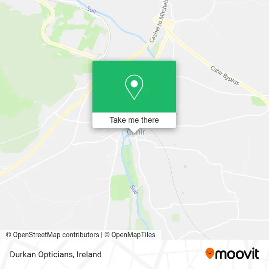 Durkan Opticians map