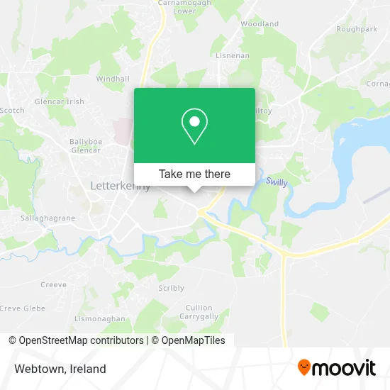 Webtown map