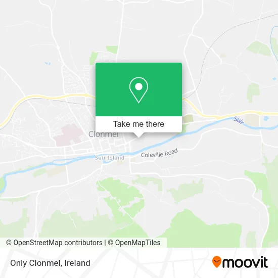 Only Clonmel map