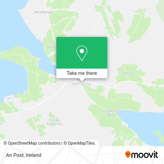 An Post map