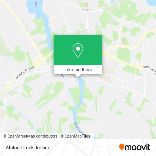Athlone Lock map
