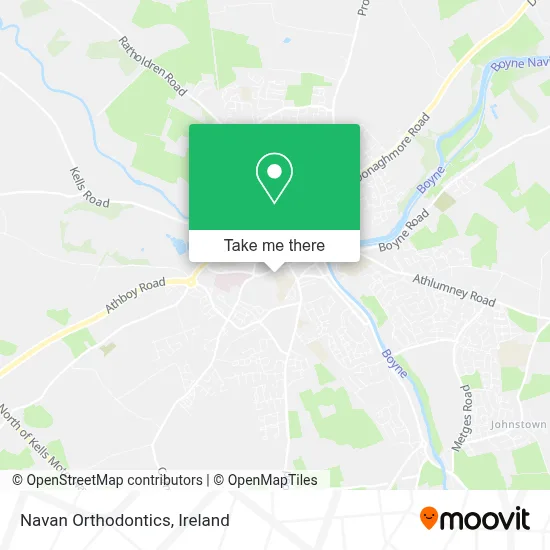 Navan Orthodontics map