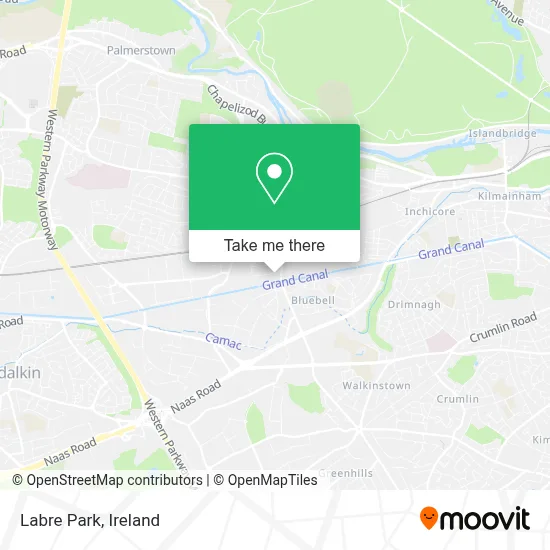 Labre Park map