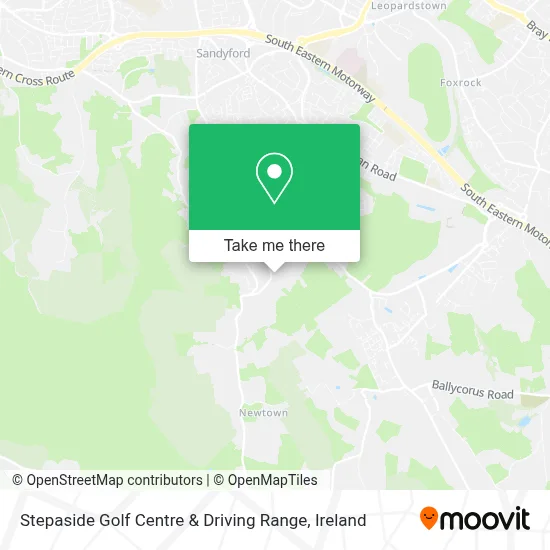 Stepaside Golf Centre & Driving Range map