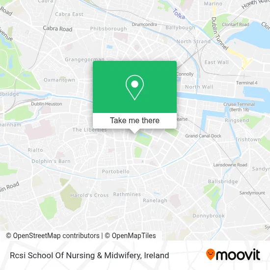Rcsi School Of Nursing & Midwifery map