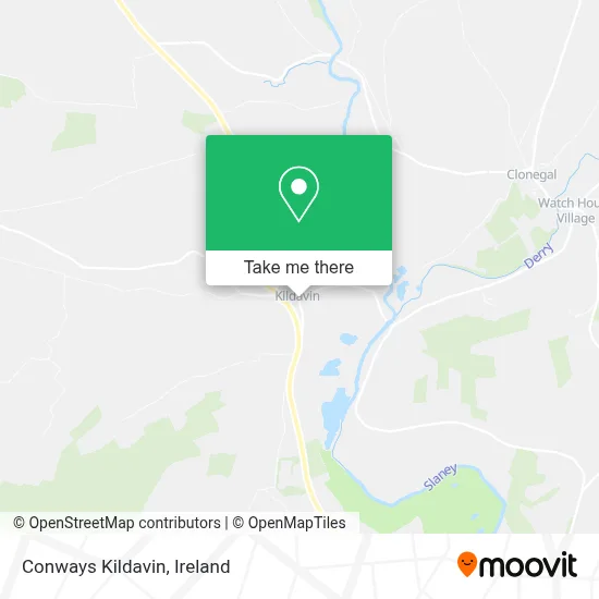 Conways Kildavin map
