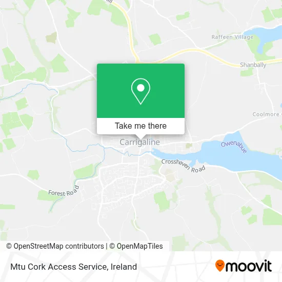 Mtu Cork Access Service map