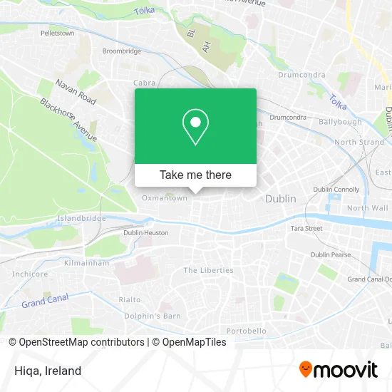 Hiqa map