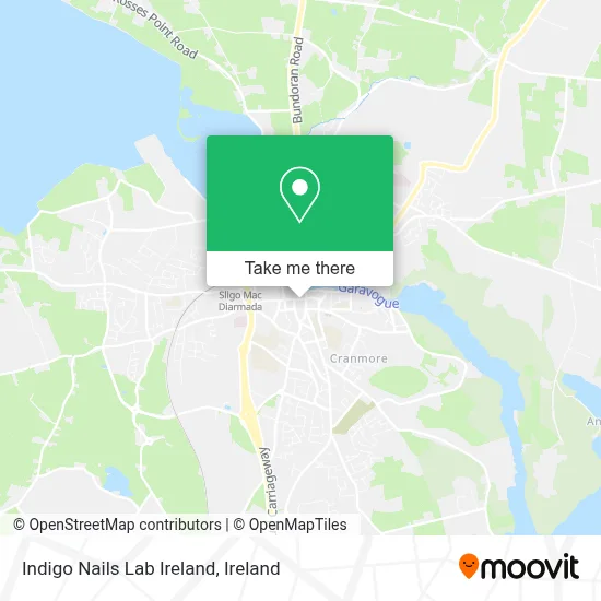 Indigo Nails Lab Ireland map