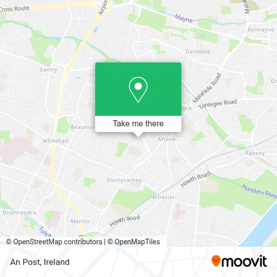 An Post map