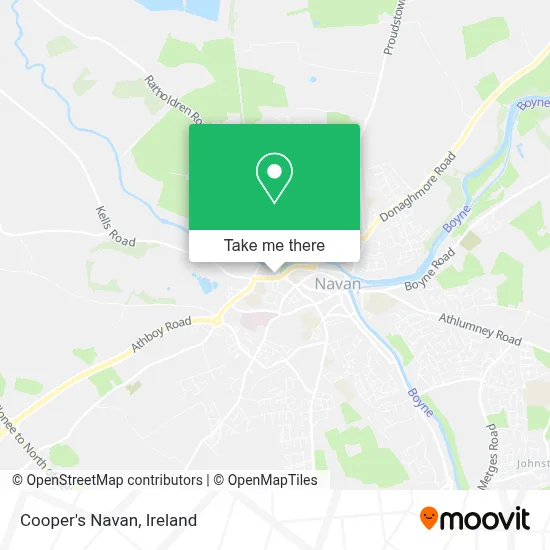 Cooper's Navan map