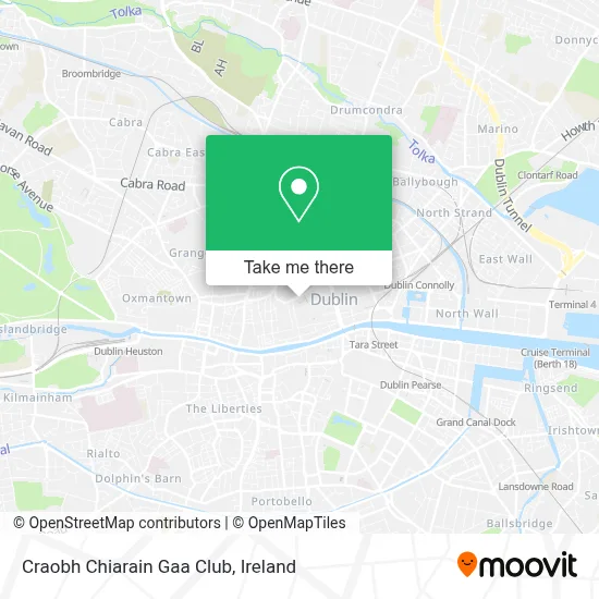 Craobh Chiarain Gaa Club map