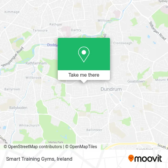 Smart Training Gyms map