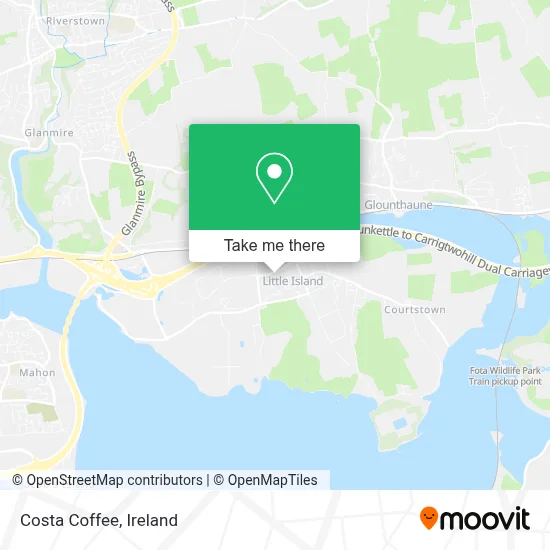 Costa Coffee map