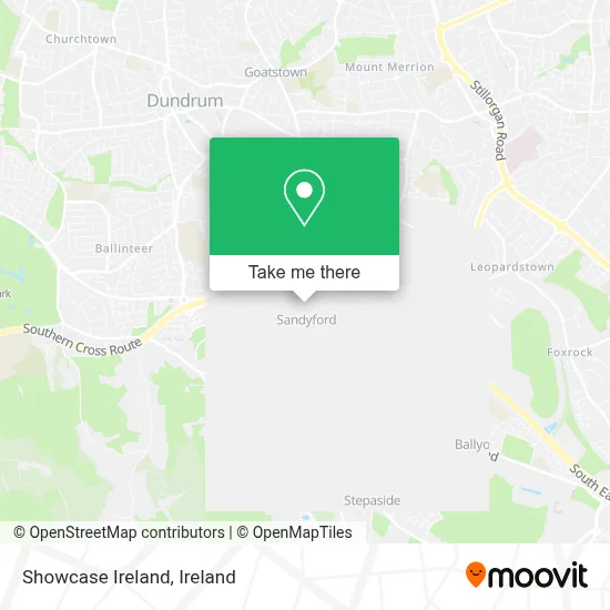 Showcase Ireland map
