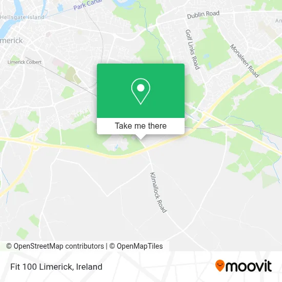 Fit 100 Limerick map