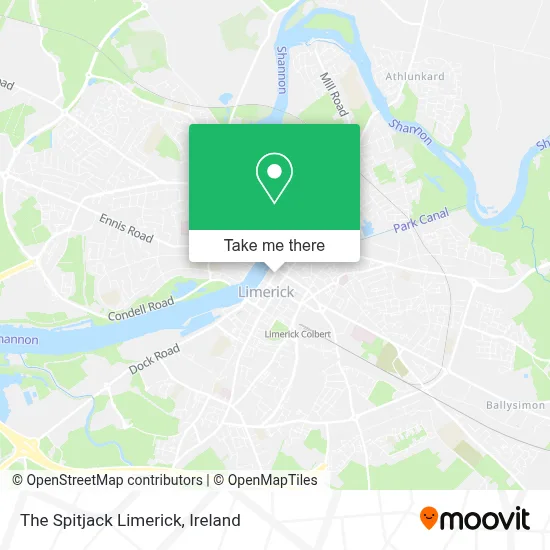The Spitjack Limerick map