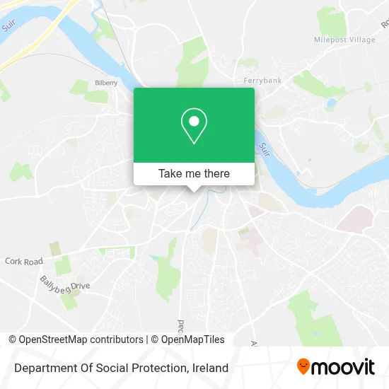 Department Of Social Protection map