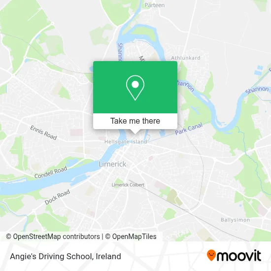 Angie's Driving School map