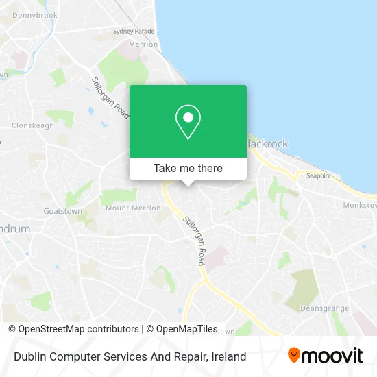 Dublin Computer Services And Repair map