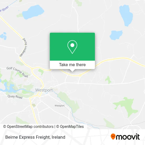 Beirne Express Freight map