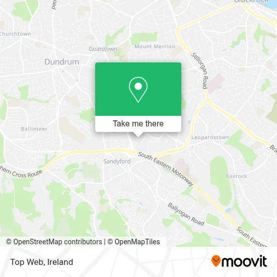 Top Web map