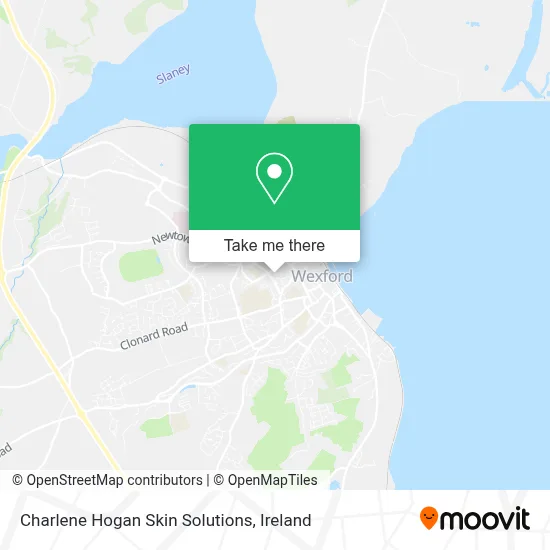 Charlene Hogan Skin Solutions map