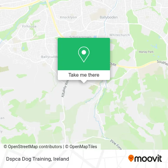 Dspca Dog Training map