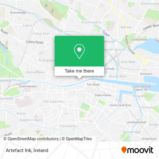Artefact Ink map