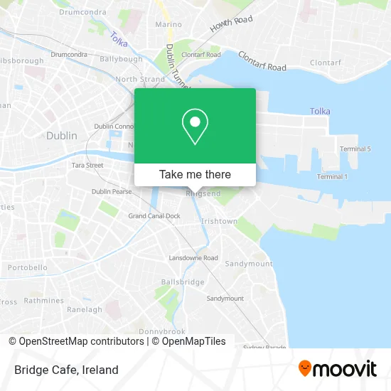 Bridge Cafe map