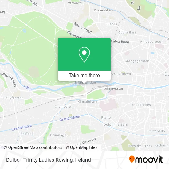 Dulbc - Trinity Ladies Rowing map