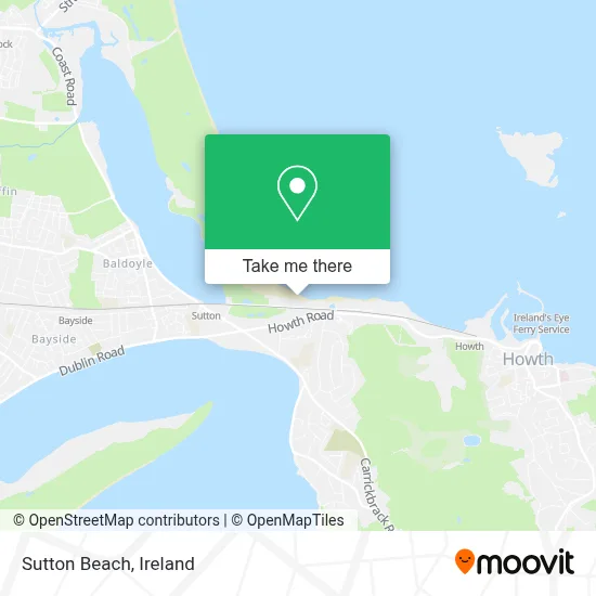 Sutton Beach map