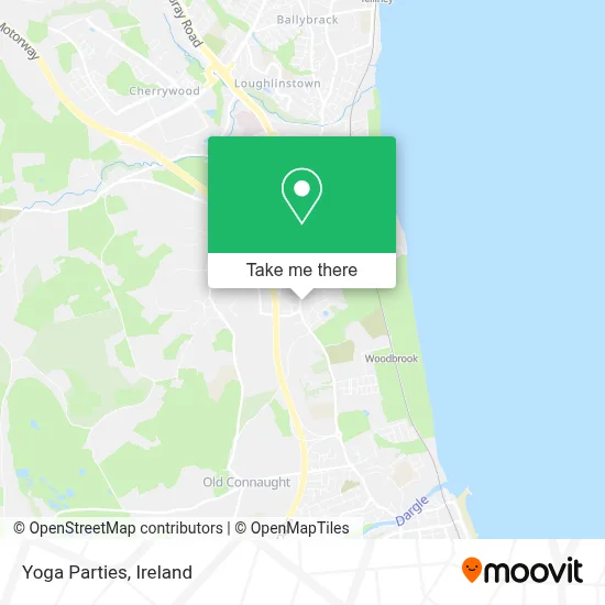 Yoga Parties map