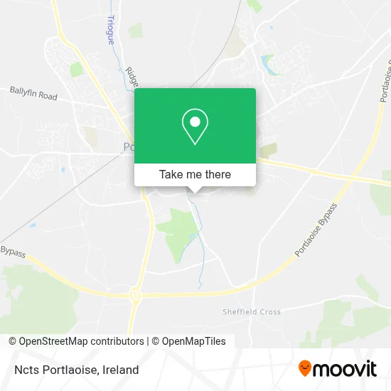 Ncts Portlaoise map