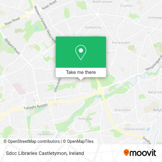Sdcc Libraries Castletymon map