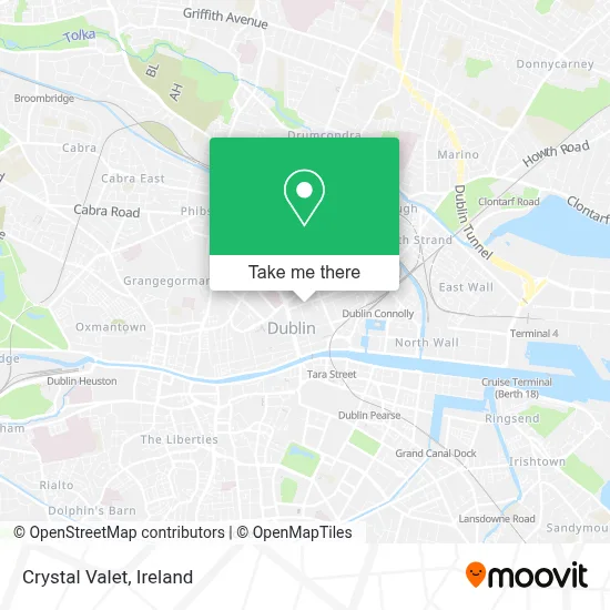 Crystal Valet map