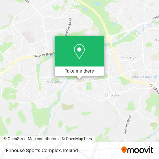 Firhouse Sports Complex map