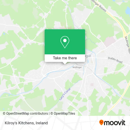 Kilroy's Kitchens map