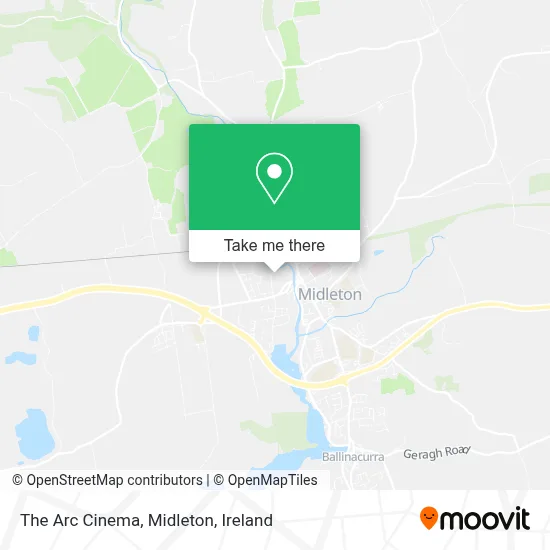 The Arc Cinema, Midleton map