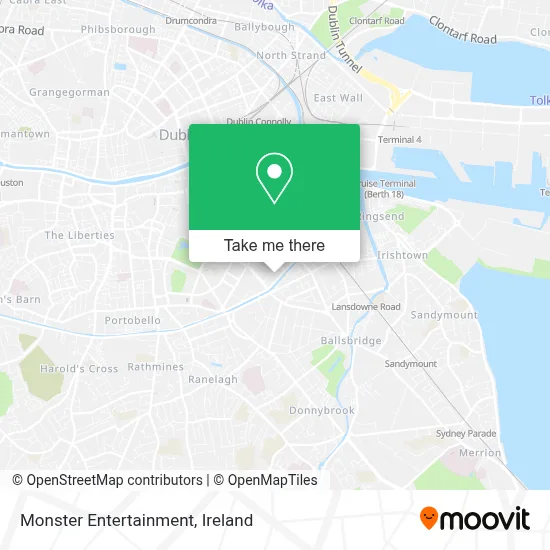 Monster Entertainment map