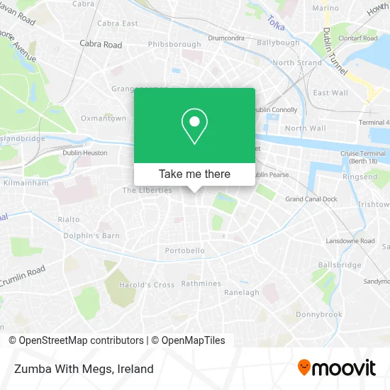 Zumba With Megs map